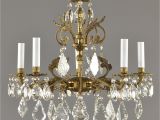 Chandelier Crystals Hobby Lobby Spanish Brass Crystal Chandelier C1950 Vintage Antique Gold French