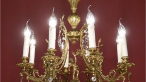 Chandelier Crystals Hobby Lobby Wow Very Beautiful Cherubs Chandelier Brass Crystal Old Vintage