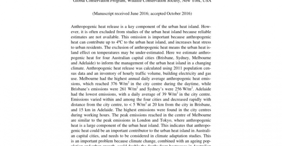 Chapman Heating and Cooling Columbia Mo Pdf Large Seasonal and Diurnal Anthropogenic Heat Flux Across Four