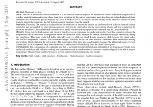 Chapman Heating and Cooling Louisville Ky Pdf Evaporation and Condensation Of Spherical Interstellar Clouds