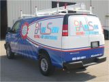 Chapman Heating and Cooling Premier Fleet Graphics Aire Serv Chevy Van