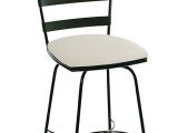 Charleston forge Bar Stools for Sale C473 Ladder Back Swivel Counterstool with Arms 26 Quot