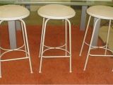 Charleston forge Iron Bar Stools Set Of Three Charleston forge Co Iron Bar Stools