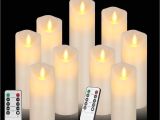 Cheap Ivory Pillar Candles Bulk 2019 Flameless Candles Flickering Battery Operated Candles 4 5 6 7 8