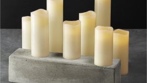 Cheap Ivory Pillar Candles Bulk Amazon Com 8 Ivory Slim Flameless Candles with Warm White Leds