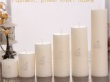 Cheap Ivory Pillar Candles Bulk Smokeless Classical Candles wholesale Romantic Birthday Wedding