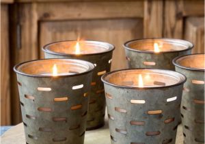 Cheap White Pillar Candles Bulk Uk Metal Olive Bucket Candles these Have A Glass Sleeve so once the