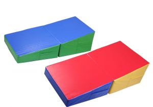 Cheese Mats for Tumbling Gym Sports Exercise Aerobics Tumbling Wedge Slope Gymnastics Incline