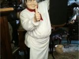 Chef Statues Life Size Pizza Chef with Menu Board 6 Ft Pizza Chef with Menu