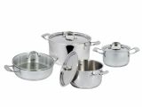 Chef Trends 7 Piece Stainless Steel Cookware Set Better Chef 8 Piece Stainless Steel Cookware Set Walmart Com