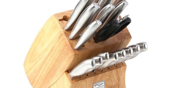 Chicago Cutlery Insignia Ii 18 Piece Knife Block Set Reviews Chicago Cutlery Insignia Steel 18 Piece Knife Block Set