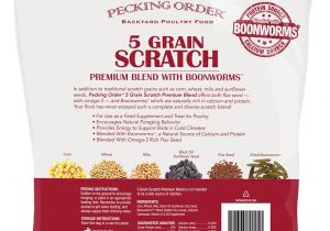 Chinese Food Delivery In Fargo Nd Amazon Com Pecking order Boonworm Treats 5 Grain Scratch 12 Lb