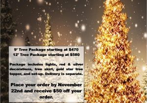 Christmas Light atlanta Ga One Of Our Christmas Tree Rental Promo Flyers Christmas Rentals