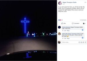 Christmas Light Displays Wichita Ks 2019 Ozark to Work Through Legalities Of Huge Cross In City Park the