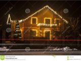 Christmas Light Show In atlanta House with Christmas Lights Stock Photo Image Of December Pine