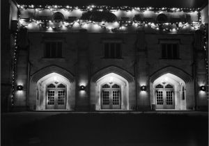 Christmas Light tour Wichita Kansas Photograph Of Hoch Auditorium with Holiday Lights 1954 Lawrence