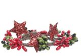 Christmas Pip Berry Candle Rings Holiday Sparkling Star and Pip Berry Candle Rings