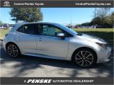 City Kia south orange Blossom Trail orlando Fl 2019 New toyota Corolla Hatchback Xse Cvt Hatchback for Sale In