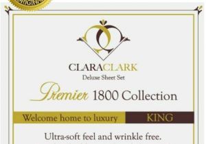 Clara Clark Sheets Fundraiser Clara Clark Premier 1800 Series 4pc Bed Sheet Set Review