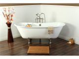 Clawfoot Tub for Small Bathroom Shop 67 Inch Cast Iron Double Slipper Clawfoot Bathtub Free