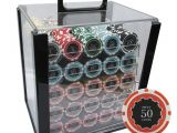 Clay Poker Chip Sets 1000 1000 14g Eclipse Casino Clay Poker Chips Set Acrylic Case