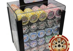 Clay Poker Chip Sets 1000 1000 14g High Roller Clay Poker Chips Set Acrylic Case Ebay