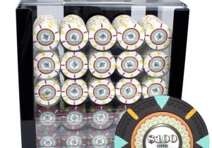 Clay Poker Chip Sets 1000 New 1000 the Mint 13 5g Clay Poker Chips Set with Acrylic