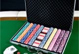 Clay Poker Chip Sets 1000 Texas Bullets 13 5g 1000 Clay Poker Chips Set Clay Poker