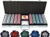 Clay Poker Chip Sets Amazon 500pc Pro Poker 13 5g Clay Composite Poker Chip Set with