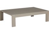 Cocktail Table or Coffee Table solana Taupe Outdoor Cocktail Table Outdoor Coffee Tables Metal