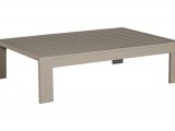 Cocktail Table or Coffee Table solana Taupe Outdoor Cocktail Table Outdoor Coffee Tables Metal