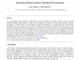 College Of Marin Academic Schedule Pdf Integrated Robust Airline Schedule Development