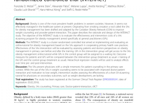 College Of Marin Counseling Appointment Pdf Physicians Use Of the 5as In Counseling Obese Patients is the