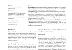 College Of Marin Dental assisting Program Pdf Epidemiology Of orofacial Pain A Retrospective Study