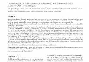 College Of Marin Dental assisting Program Pdf Microleakage Of Class V Methacrylate and Silorane Based