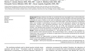 College Of Marin Dental assisting Program Pdf the assessment Of Infection Control In Dental Practices In the