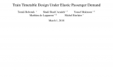 College Of Marin Holiday Schedule Pdf Train Timetable Design Under Elastic Passenger Demand