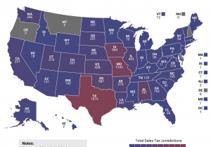 Columbia County Ny Property Tax Maps State Sales Tax Jurisdictions Approach 10 000 Tax Foundation