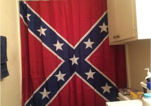 Confederate Flag Shower Curtain Rebel Flag Shower Curtain Rebel Nation