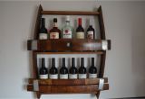 Conversation Piece Wine Rack Wine Barrel Wine Rack with Bung Hole