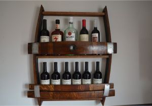 Conversation Piece Wine Rack Wine Barrel Wine Rack with Bung Hole