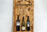 Conversation Piece Wine Rack Wooden Rustic Metal Rake Wine and Glass Holder Molly 39 S