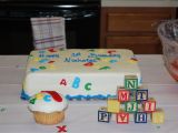 Cookie Cake Delivery College Station Tx Alphabet Birthday Cake and Smash Cake Nicholas 1st Birthday Ideas