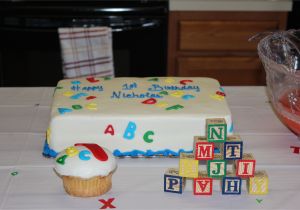 Cookie Cake Delivery College Station Tx Alphabet Birthday Cake and Smash Cake Nicholas 1st Birthday Ideas