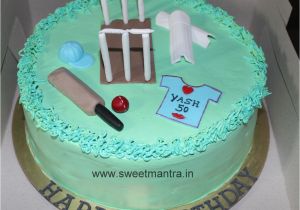 Cookie Cake Delivery College Station Tx Homemade Eggless 3d Custom Cricket theme Fresh Cream Birthday Cake