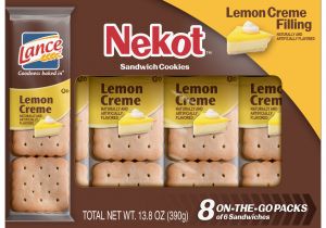 Cookie Delivery Bryan College Station Lance Nekot Lemon Creme Sandwich Cookies 8 Ct Walmart Com