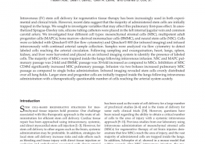 Cookie Delivery College Station Tx Pdf Pulmonary Passage is A Major Obstacle for Intravenous Stem Cell