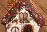 Cookies by Design Mentor Ohio Fairy House Cookie Gingerbread House Cookie Royal Icing Stonework