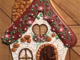 Cookies by Design Mentor Ohio Fairy House Cookie Gingerbread House Cookie Royal Icing Stonework