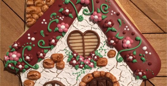 Cookies by Design Mentor Ohio Fairy House Cookie Gingerbread House Cookie Royal Icing Stonework